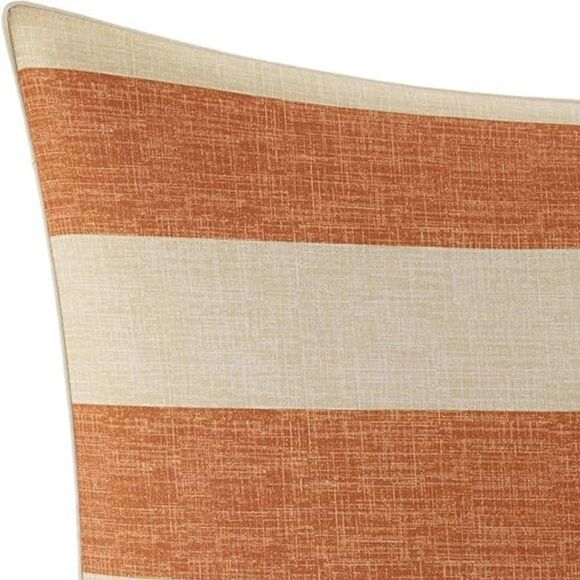 Tommy Bahama Palmiers Cotton Canvas European Sham - Apricot - Picture 2 of 3